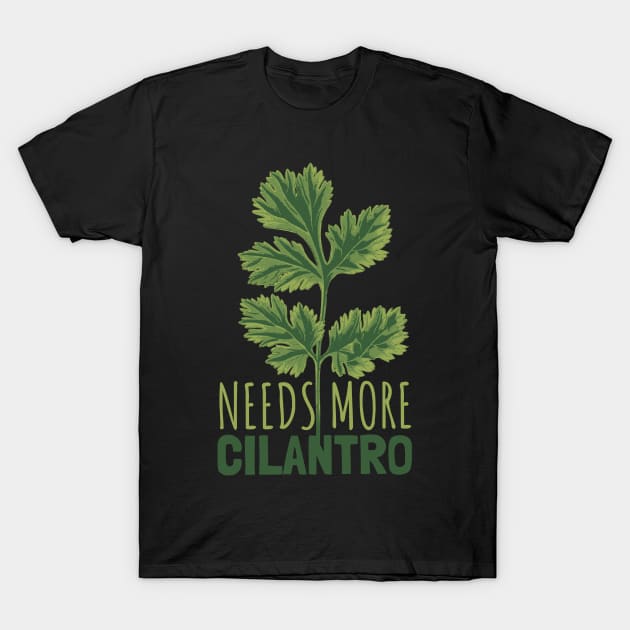 Vintage Green Cilantro T-Shirt by KewaleeTee
